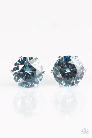 Paparazzi Accessories Greatest Treasure - Blue Post Earrings 