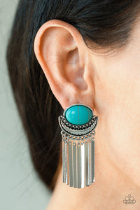 Paparazzi Accessories Monsoon Season - Blue Earrings 