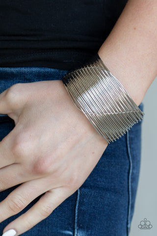 Paparazzi Accessories Retro Revamp - Silver Bracelet 