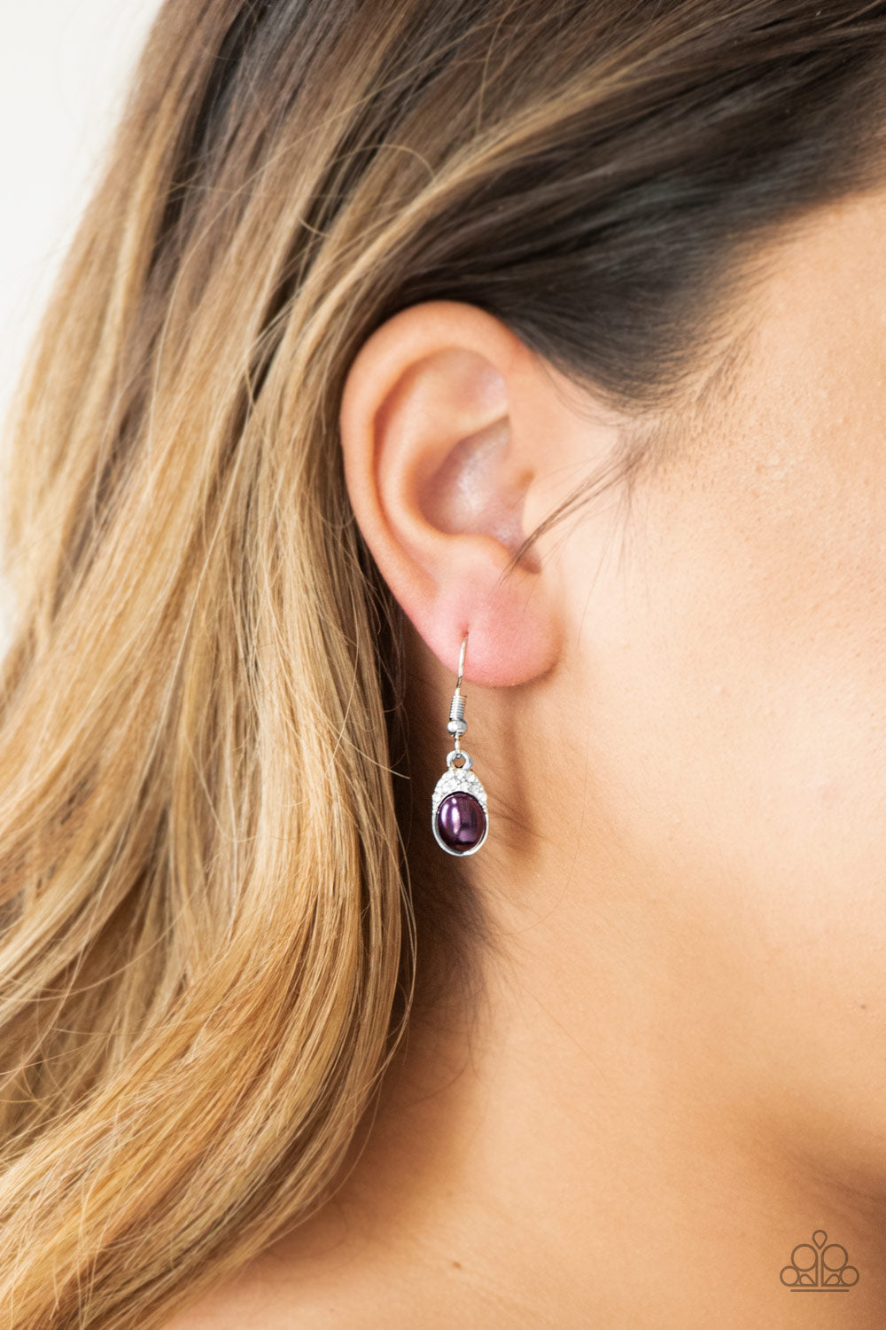 Paparazzi Accessories How Fancy - Purple Earrings 