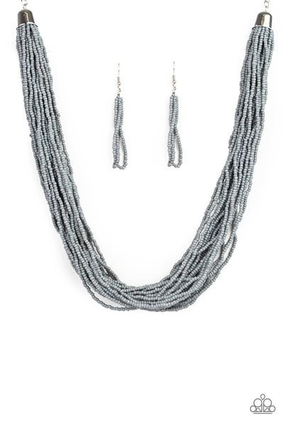 Paparazzi Accessories The Show Must CONGO On - Silver Necklace & Earrings 