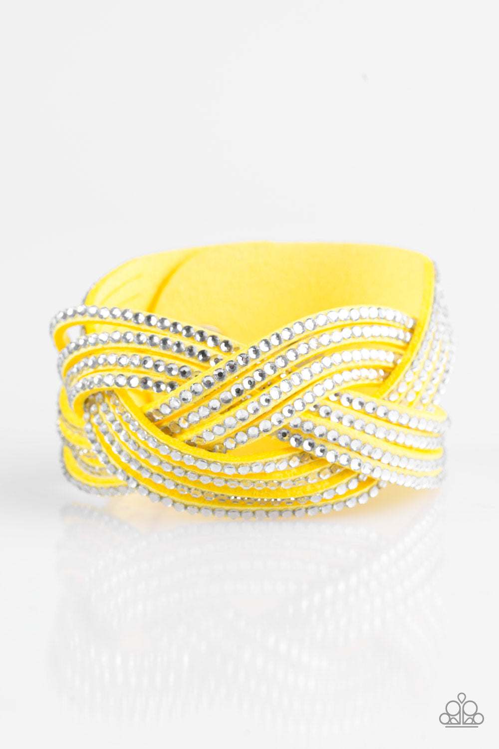 Paparazzi Accessories Big City Shimmer - Yellow Bracelet 