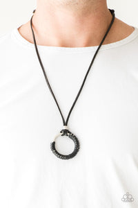 Paparazzi Accessories Get Over GRIT! - Black Necklace 