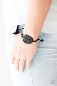 Paparazzi Accessories Forest Forager - Black Bracelet 