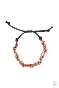 Paparazzi Accessories Rumble - Copper Bracelet 