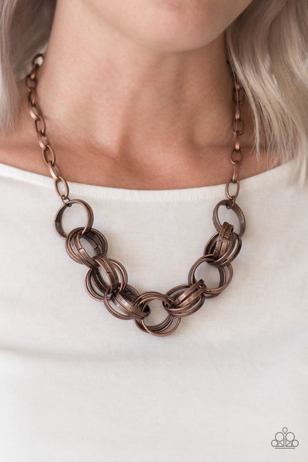 Paparazzi Necklace Statement Made - Copper