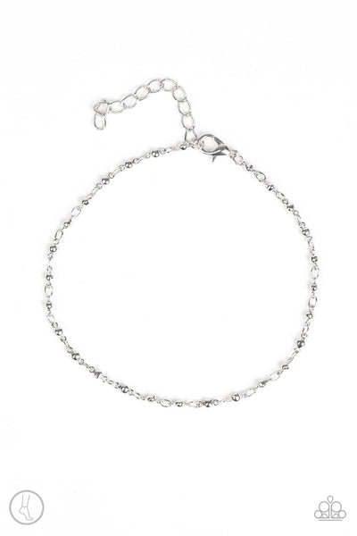 Paparazzi Accessories Shore Shimmer Silver Anklet