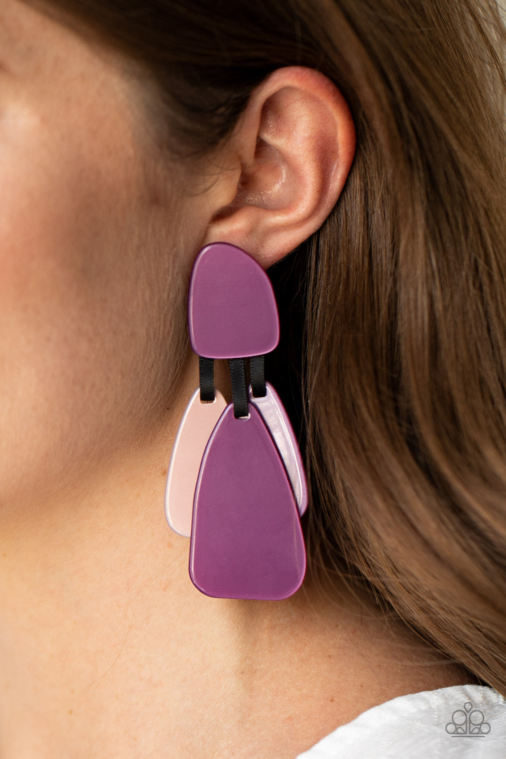 Paparazzi Accessories All FAUX One - Purple Earrings 