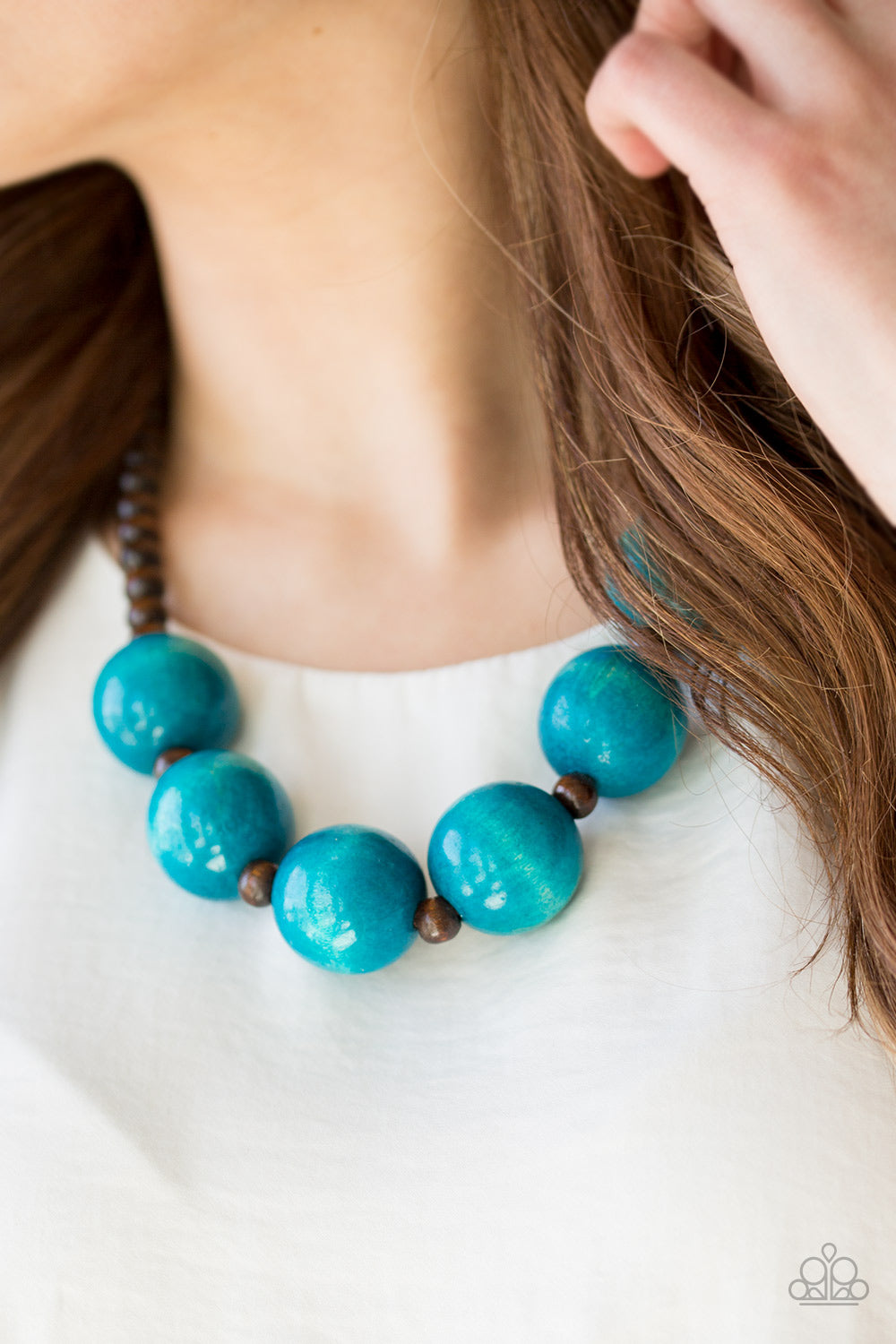 Paparazzi Accessories Oh My Miami - Blue Necklace & Earrings 