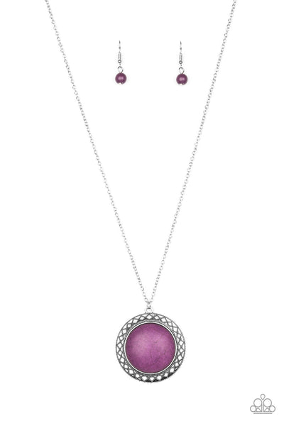 Paparazzi Necklace Run Out Of RODEO - Purple