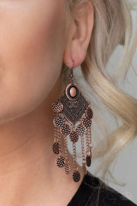 Paparazzi Accessories Garden Explorer - Copper Earrings 