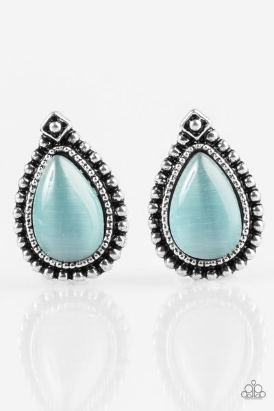 Paparazzi Accessories Wouldnt GLEAM Of It - Blue Post Earrings 