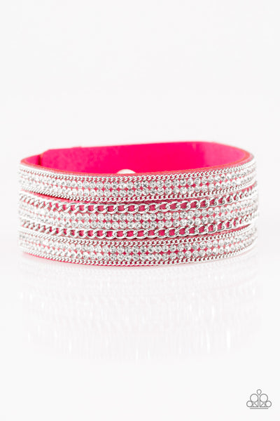 Paparazzi Accessories Dangerously Drama Queen - Pink Bracelet 