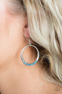 Paparazzi Accessories Morning Mimosas - Blue Earrings 