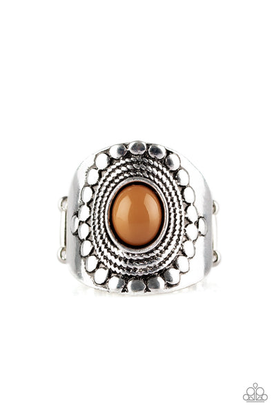 Paparazzi Accessories ZEN To One - Brown Ring