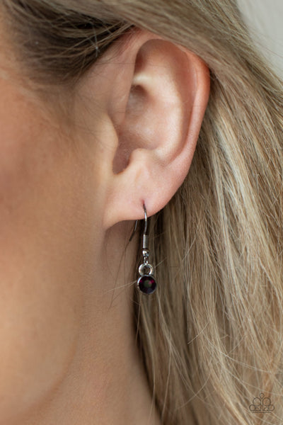 Paparazzi Accessories Head OVAL Heels - Purple Necklace & Earrings 