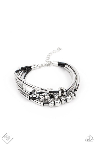 Paparazzi Accessories We Aim To Please - Black Bracelet 