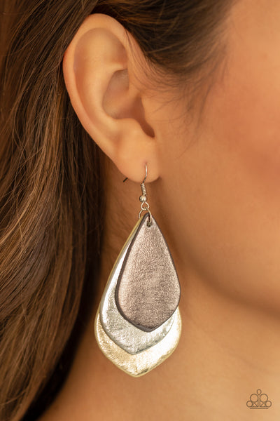 Paparazzi Accessories GLISTEN Up! - Silver Earrings 