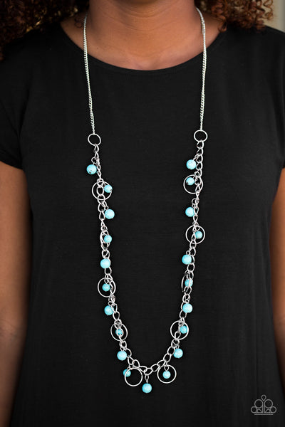 Paparazzi Necklace Wolf Creek - Blue