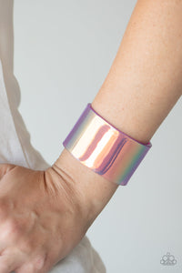 Paparazzi Accessories Holographic Aura - Purple Bracelet 