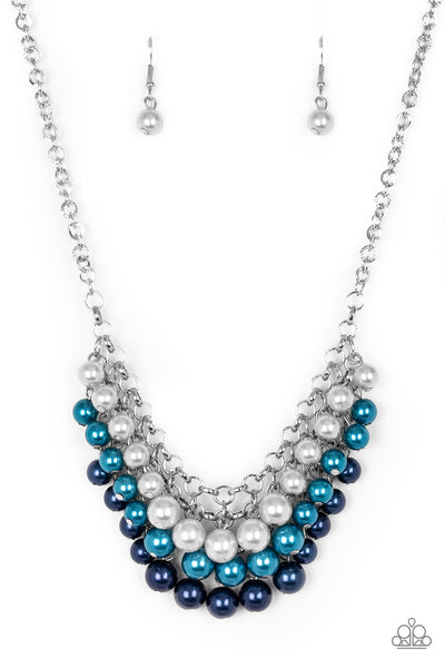 Paparazzi Accessories Run For The HEELS! - Blue Necklace & Earrings 
