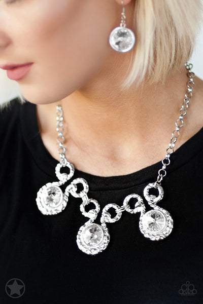 Paparazzi Accessories Hypnotized - Silver Necklace & Earrings 