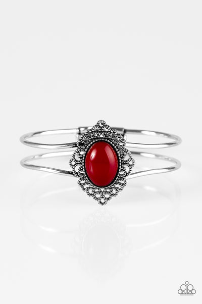 Paparazzi Accessories Royal Bohemian - Red Bracelet 