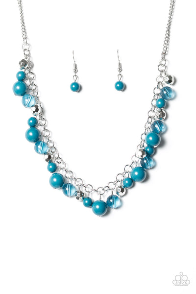 Paparazzi Accessories Wander With Wonder - Blue Necklace & Earrings 