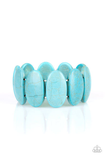 Paparazzi Accessories Dramatically Nomadic - Blue Bracelet 