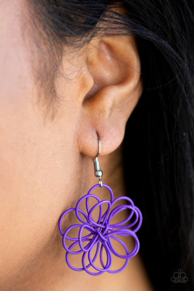 Paparazzi Accessories Midsummer Magic - Purple Earrings 