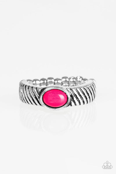 Paparazzi Accessories Zebra Zen - Pink Ring 