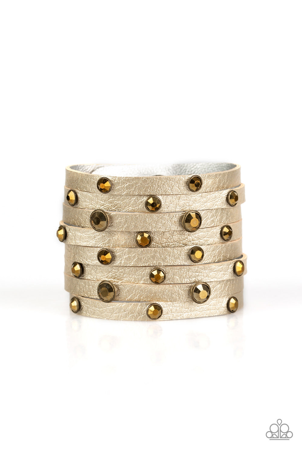 Paparazzi Accessories Go-Getter Glamorous - Brass Bracelet 