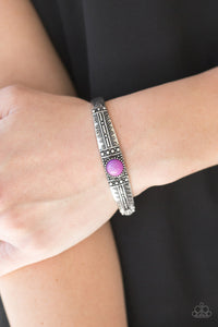 Paparazzi Accessories Singing Sahara - Purple Bracelet 