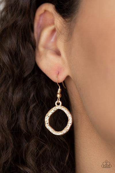 Paparazzi Accessories Haute Heirloom - Orange Necklace & Earrings 