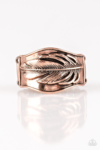 Paparazzi Accessories Fly Home - Copper Ring