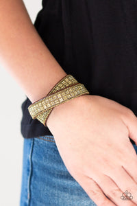 Paparazzi Accessories Rock Band Refinement - Brass Bracelet 