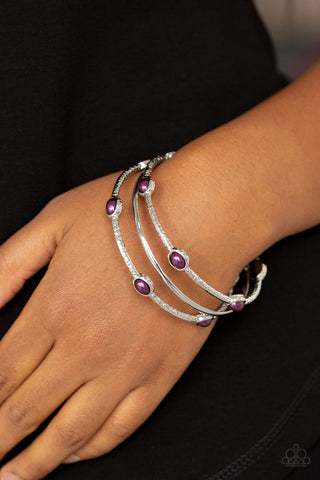 Paparazzi Accessories Bangle Belle - Purple Bracelet 