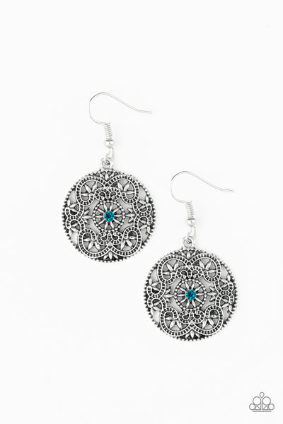 Paparazzi Accessories Rochester Royale - Blue Earrings 