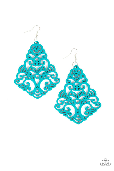 Paparazzi Accessories Powers of ZEN - Blue Earrings 