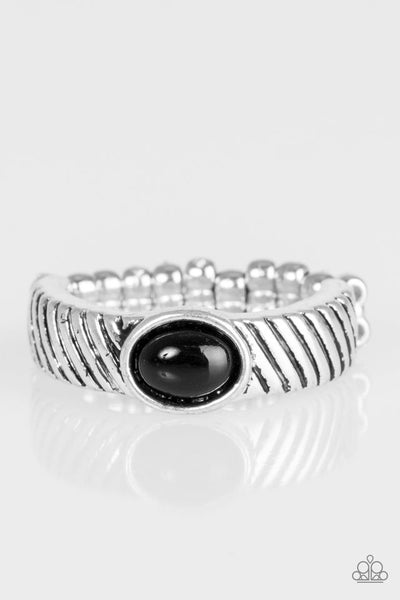 Paparazzi Accessories Zebra Zen - Black Ring