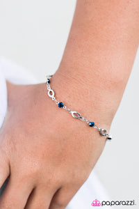 Paparazzi Accessories Love Dont Cost A Thing - Blue Bracelet 