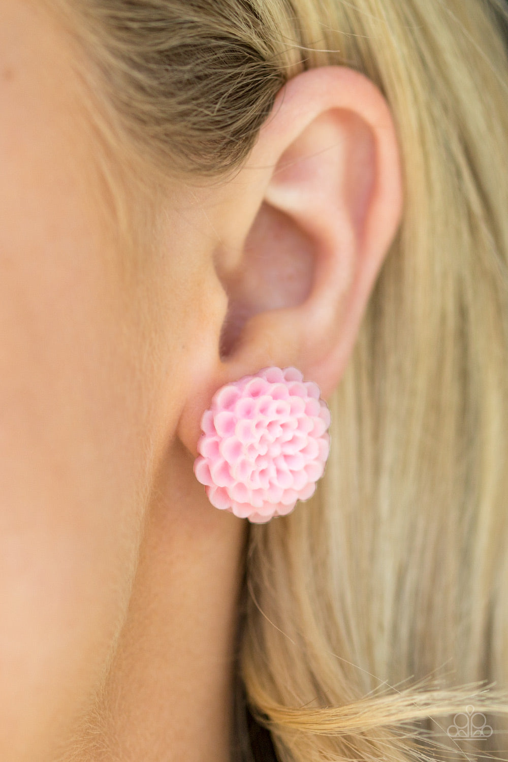 Paparazzi Accessories Dandelion Demure - Pink Earrings 