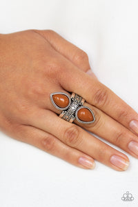 Paparazzi Accessories New Age Leader - Brown Ring