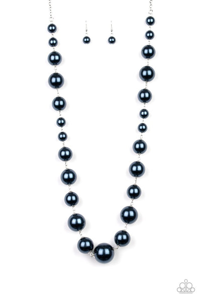 Paparazzi Accessories Pearl Prodigy - Blue Necklace & Earrings 