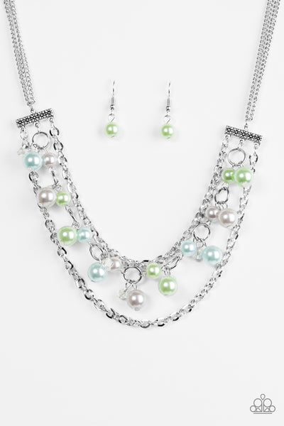 Paparazzi Accessories Rockefeller Romance - Multi Necklace & Earrings 
