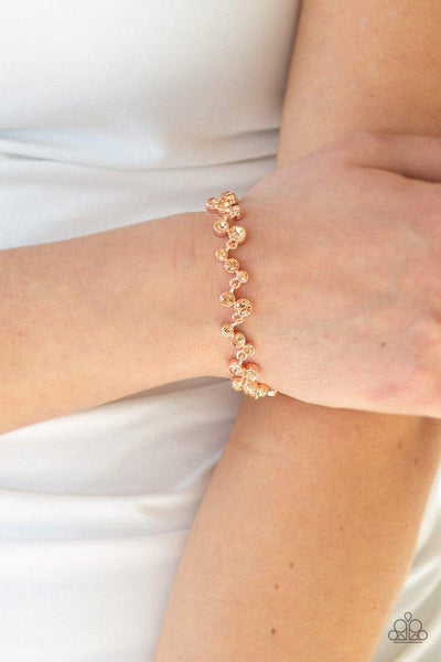 Paparazzi Accessories Starlit Stunner - Copper Bracelet 