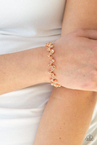 Paparazzi Accessories Starlit Stunner - Copper Bracelet 