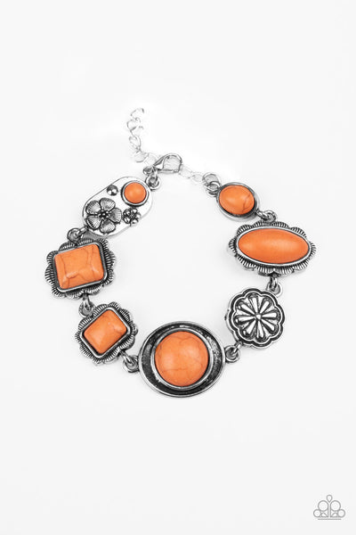 Paparazzi Accessories Gorgeously Groundskeeper - Orange Bracelet 
