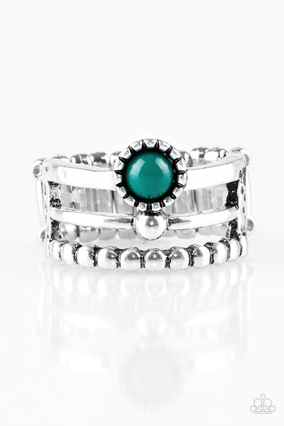 Paparazzi Accessories Summer Retreat - Green Ring