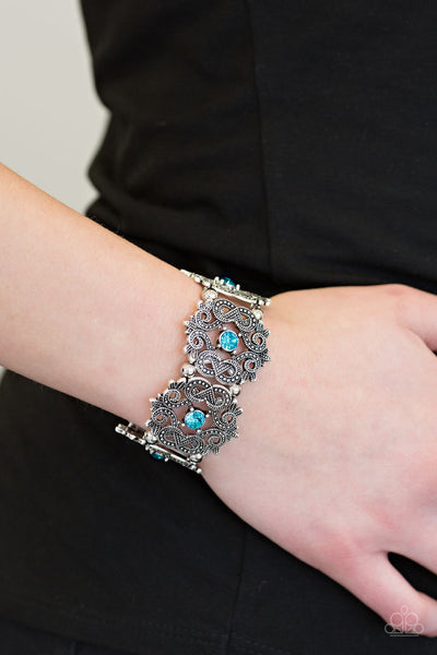 Paparazzi Accessories EMPRESS-ive Shimmer - Blue Bracelet 